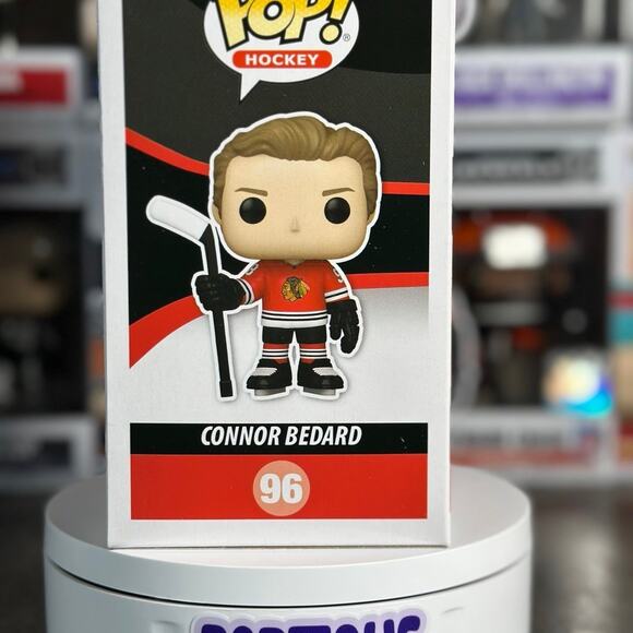 NHL Blackhawks Connor Bedard Funko Pop! #96 - Picture 4 of 6